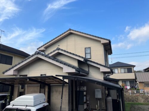 外壁塗装工事「スーパームキコート」／松阪市桜町S様邸